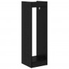 Stojak na rośliny z półką 2 pcs Czarny Dąb 30 x 30 x 100 cm