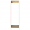 Stojak na rośliny z półką 2 pcs Dąb Sonoma 30 x 30 x 100 cm