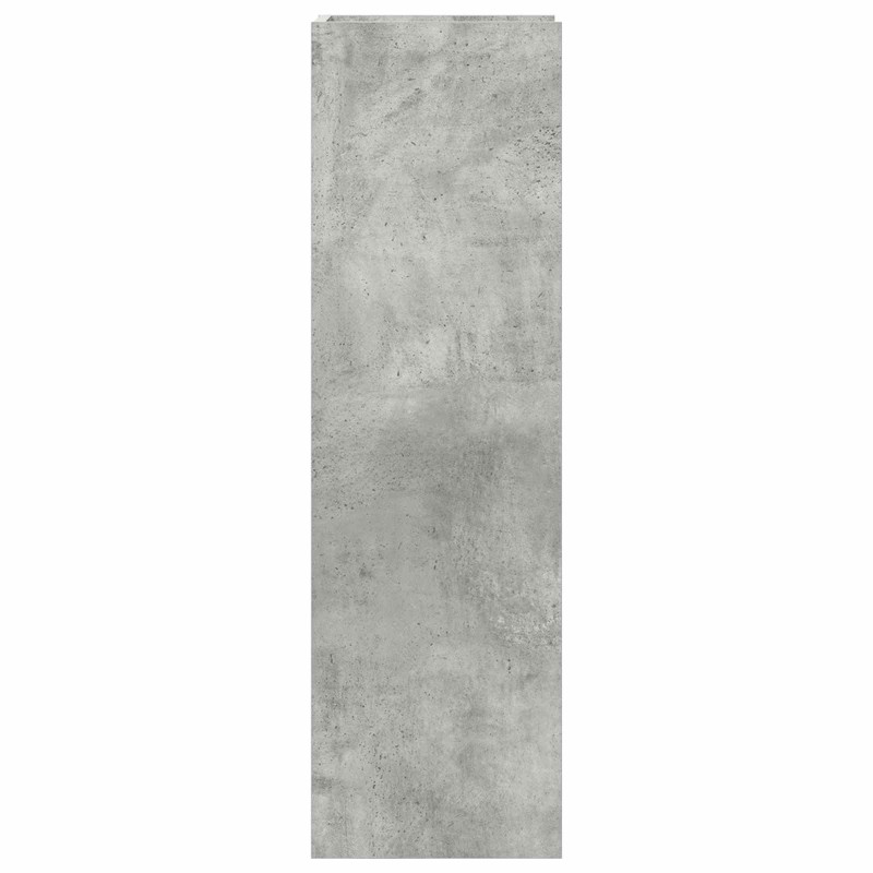 Stojak na rośliny z półką Betonowy Szary 30 x 30 x 100 cm