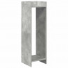 Stojak na rośliny z półką 2 pcs Betonowy Szary 30 x 30 x 100 cm