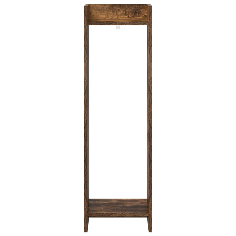 Stojak na rośliny z półką 2 pcs Dąb Wędzony 30 x 30 x 100 cm