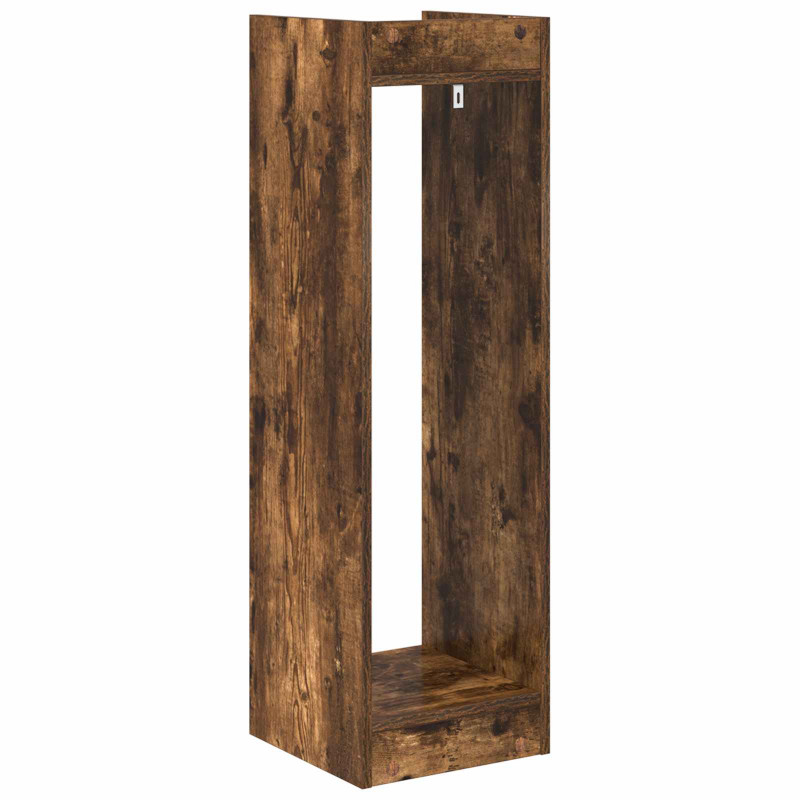 Stojak na rośliny z półką 2 pcs Dąb Wędzony 30 x 30 x 100 cm