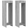 Stojak na rośliny z półką 2 pcs Szary Sonoma 30 x 30 x 100 cm