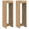 Stojak na rośliny 2 pcs Dąb Rzemieślniczy 30 x 30 x 100 cm
