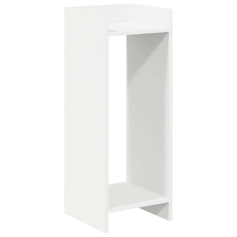 Stojak na rośliny z półką 2 pcs Biały 30 x 30 x 80 cm