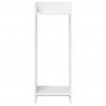 Stojak na rośliny z półką 2 pcs Biały 30 x 30 x 80 cm