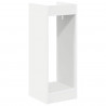 Stojak na rośliny z półką 2 pcs Biały 30 x 30 x 80 cm
