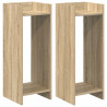 Stojak na rośliny z półką 2 pcs Dąb Sonoma 30 x 30 x 80 cm