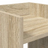 Stojak na rośliny z półką 2 pcs Dąb Sonoma 30 x 30 x 80 cm