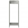 Stojak na rośliny z półką 2 pcs Betonowy Szary 30 x 30 x 80 cm