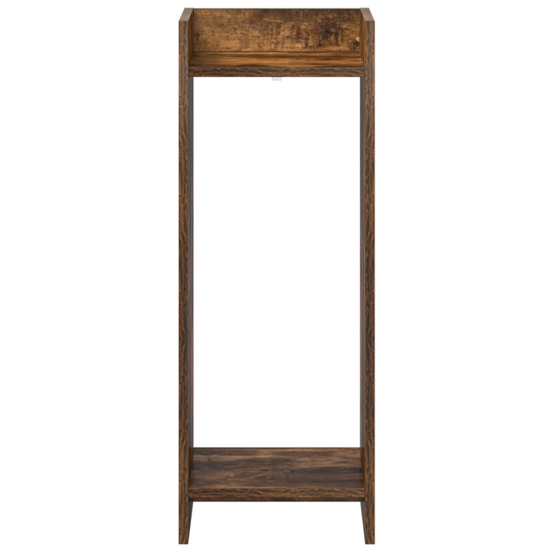 Stojak na rośliny z półką 2 pcs Dąb Wędzony 30 x 30 x 80 cm