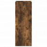Stojak na rośliny z półką 2 pcs Dąb Wędzony 30 x 30 x 80 cm