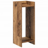 Stojak na rośliny z półką 2 pcs Stare drewno 30 x 30 x 80 cm