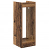 Stojak na rośliny z półką 2 pcs Stare drewno 30 x 30 x 80 cm