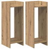 Stojak na rośliny 2 pcs Dąb Rzemieślniczy 30 x 30 x 80 cm