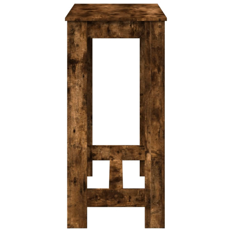 Stolik barowy, przydymiony dąb, 102x50x103,5 cm