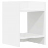 Stojak na rośliny z półką 2 pcs Biały 30 x 30 x 40 cm