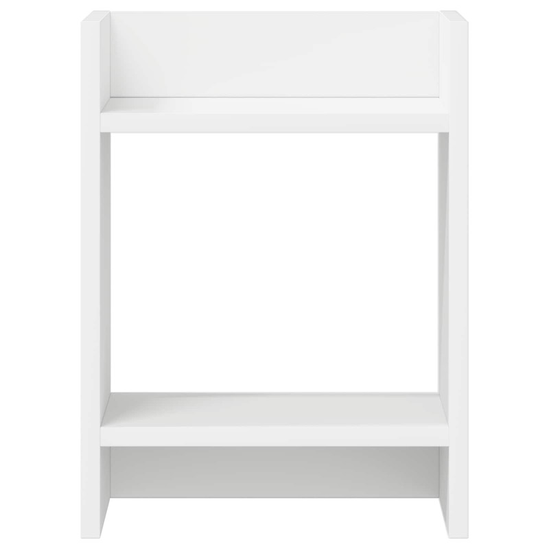 Stojak na rośliny z półką 2 pcs Biały 30 x 30 x 40 cm