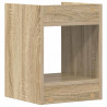 Stojak na rośliny z półką Dąb Sonoma 30 x 30 x 40 cm