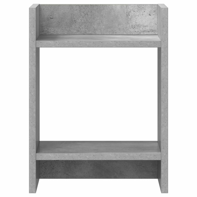 Stojak na rośliny z półką 2 pcs Betonowy Szary 30 x 30 x 40 cm