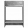 Stojak na rośliny z półką 2 pcs Betonowy Szary 30 x 30 x 40 cm