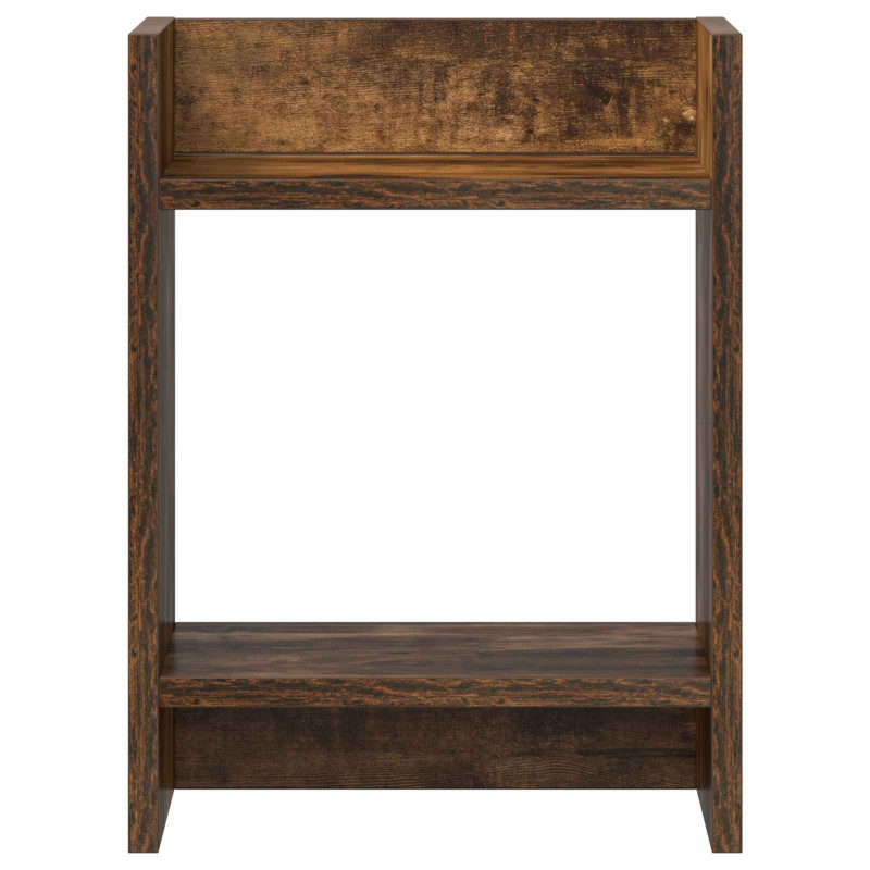 Stojak na rośliny z półką 2 pcs Dąb Wędzony 30 x 30 x 40 cm