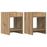 Stojak na rośliny 2 pcs Dąb Rzemieślniczy 30 x 30 x 40 cm