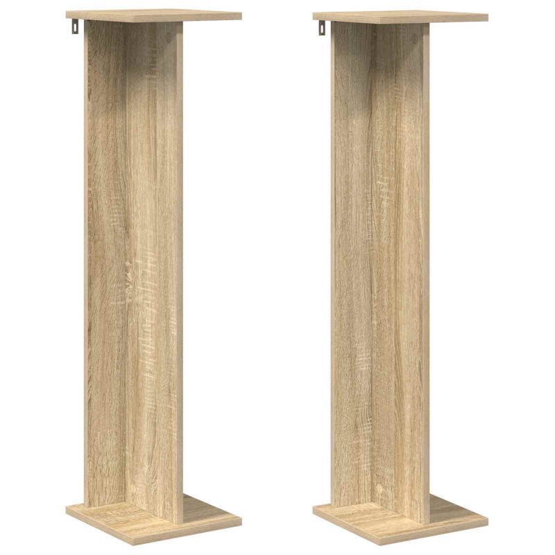 Stojak na rośliny 2 pcs Dąb Sonoma 25 x 25,5 x 100,5 cm