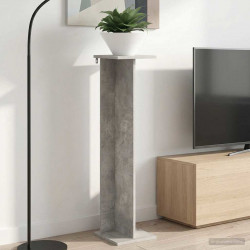 Stojak na rośliny Betonowy Szary 25 x 25,5 x 100,5 cm