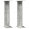 Stojak na rośliny 2 pcs Betonowy Szary 25 x 25,5 x 100,5 cm