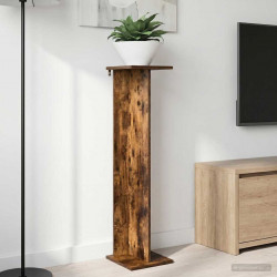 Stojak na rośliny 2 pcs Dąb Wędzony 25 x 25,5 x 100,5 cm