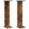 Stojak na rośliny 2 pcs Dąb Wędzony 25 x 25,5 x 100,5 cm