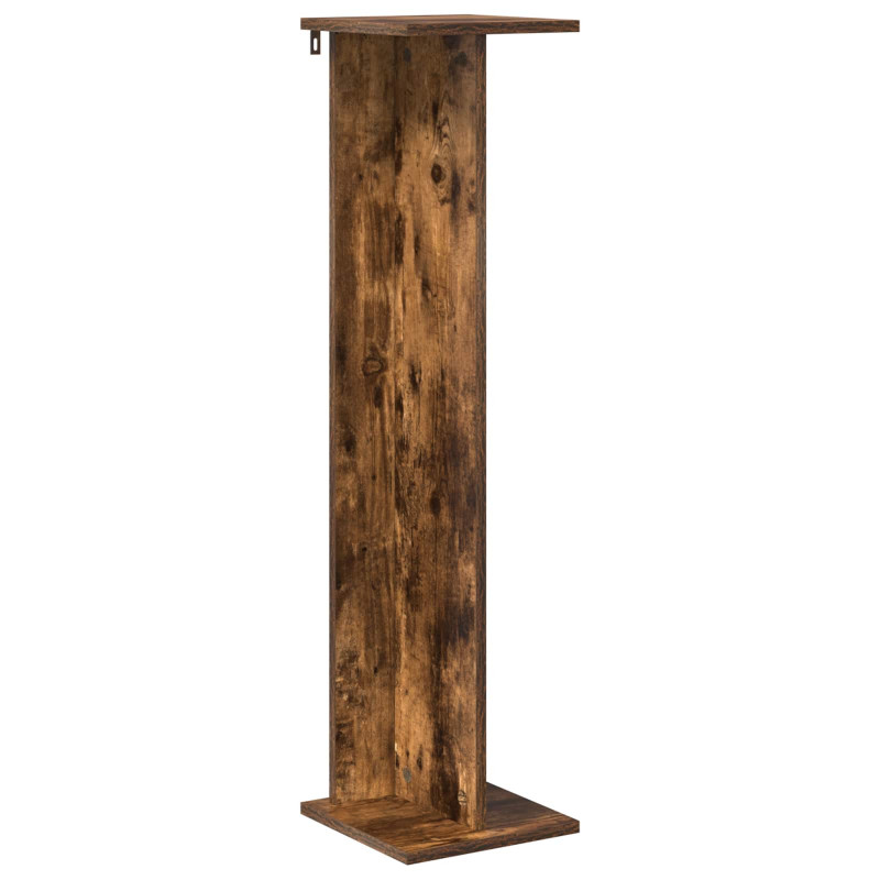 Stojak na rośliny 2 pcs Dąb Wędzony 25 x 25,5 x 100,5 cm