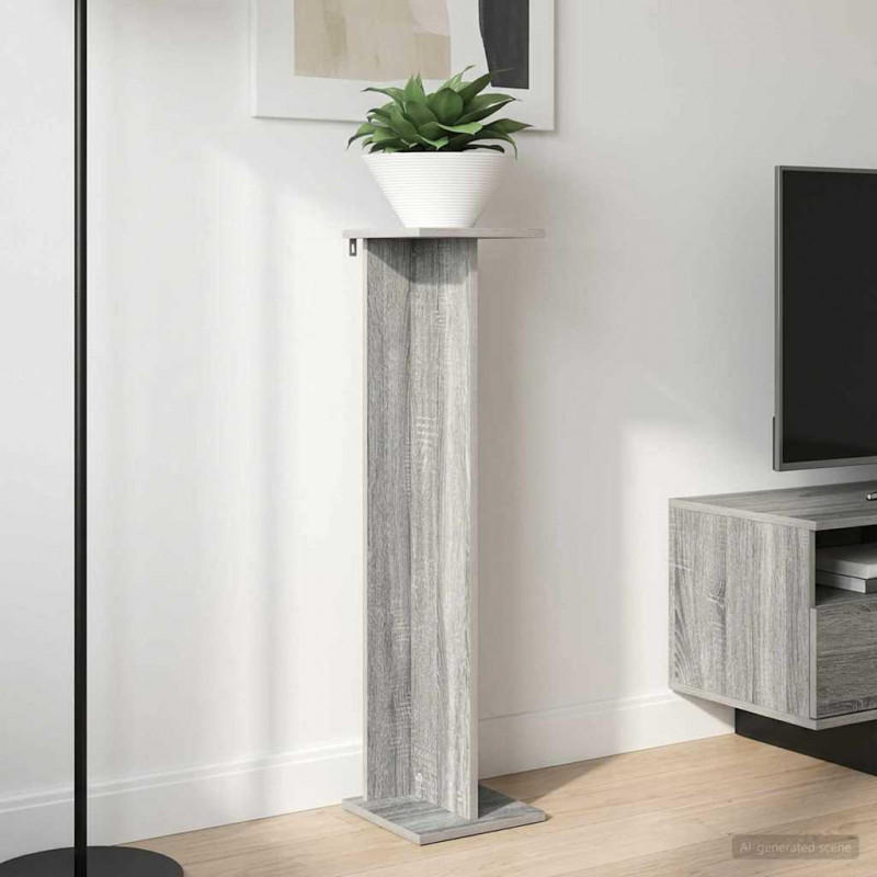 Stojak na rośliny 2 pcs Szary Sonoma 25 x 25,5 x 100,5 cm