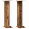 Stojak na rośliny 2 pcs Stare drewno 25 x 25,5 x 100,5 cm