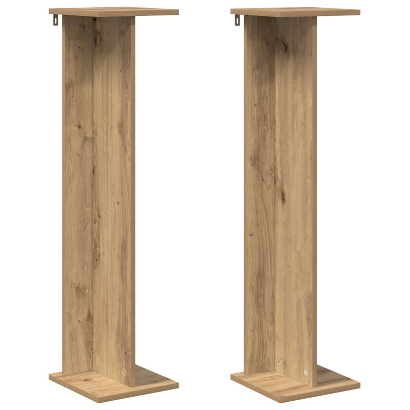 Stojak na rośliny 2 pcs Dąb Rzemieślniczy 25 x 25,5 x 100,5 cm
