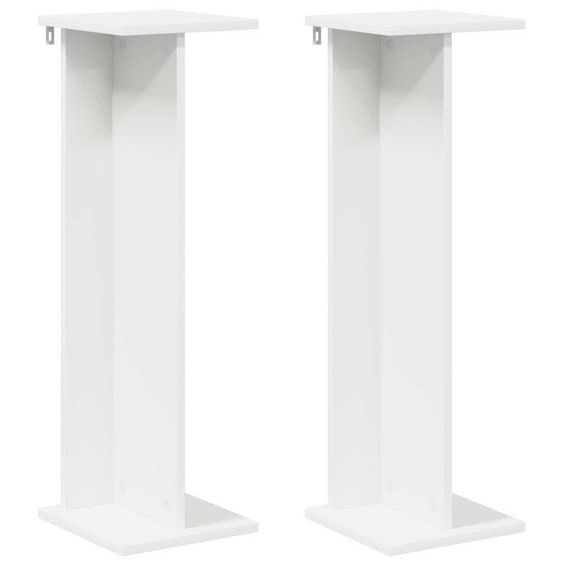 Stojak na rośliny 2 pcs Biały 25 x 25,5 x 80,5 cm