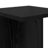 Stojak na rośliny 2 pcs Czarny Dąb 25 x 25,5 x 80,5 cm
