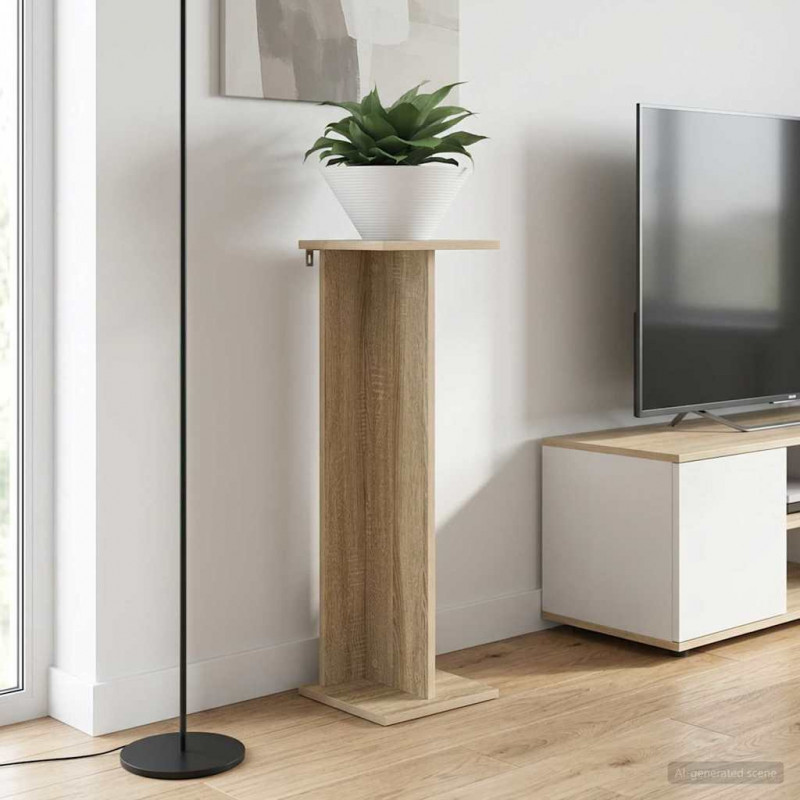 Stojak na rośliny 2 pcs Dąb Sonoma 25 x 25,5 x 80,5 cm