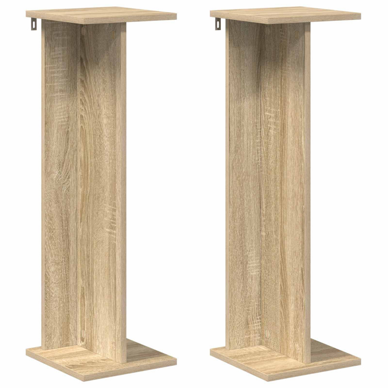 Stojak na rośliny 2 pcs Dąb Sonoma 25 x 25,5 x 80,5 cm