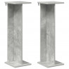 Stojak na rośliny 2 pcs Betonowy Szary 25 x 25,5 x 80,5 cm