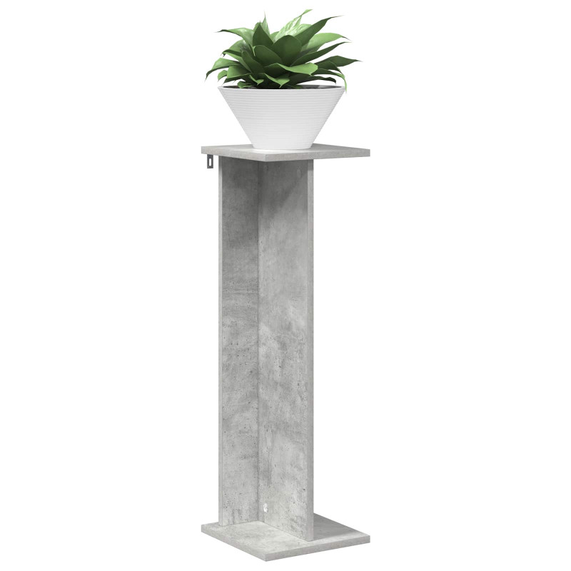 Stojak na rośliny 2 pcs Betonowy Szary 25 x 25,5 x 80,5 cm