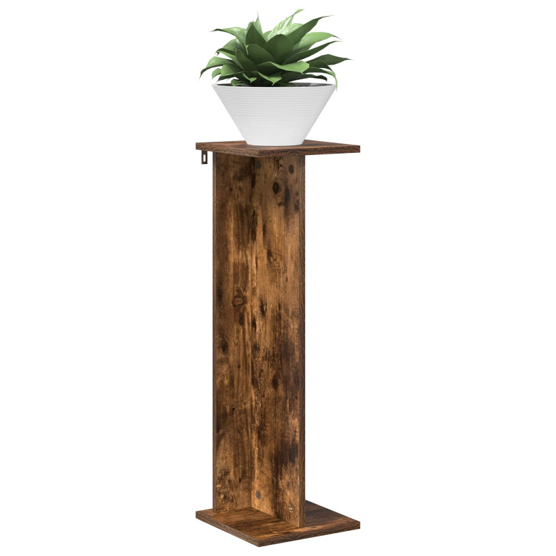 Stojak na rośliny 2 pcs Dąb Wędzony 25 x 25,5 x 80,5 cm