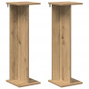 Stojak na rośliny 2 pcs Dąb Rzemieślniczy 25 x 25,5 x 80,5 cm
