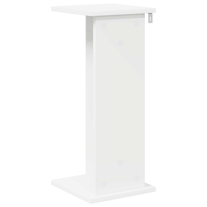 Stojak na rośliny Biały 25 x 25,5 x 60,5 cm Drewno inżynieryjne