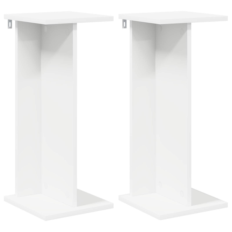 Stojak na rośliny 2 pcs Biały 25 x 25,5 x 60,5 cm