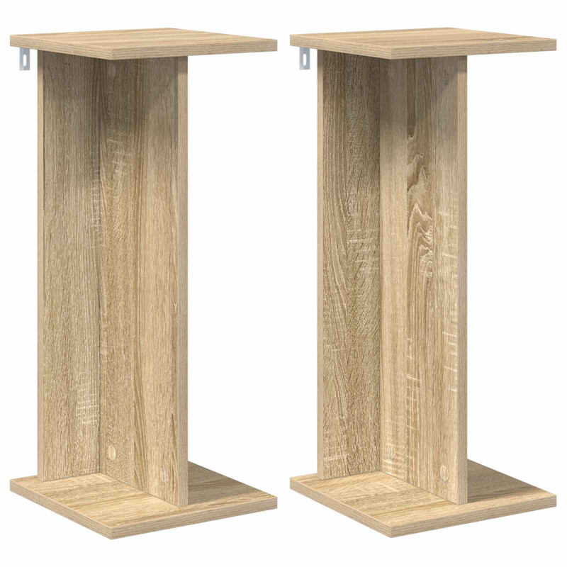 Stojak na rośliny 2 pcs Dąb Sonoma 25 x 25,5 x 60,5 cm