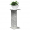Stojak na rośliny Betonowy Szary 25 x 25,5 x 60,5 cm