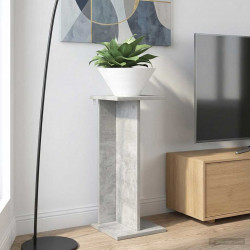Stojak na rośliny 2 pcs Betonowy Szary 25 x 25,5 x 60,5 cm