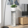 Stojak na rośliny 2 pcs Betonowy Szary 25 x 25,5 x 60,5 cm